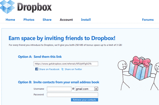 Dropbox growth hacking